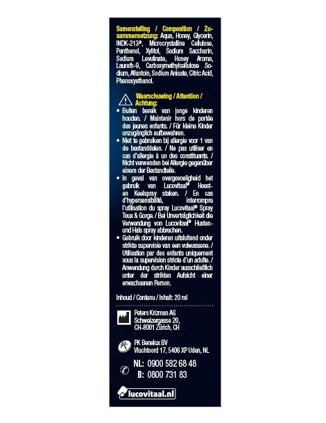 Keel Hoestspray 20 ml