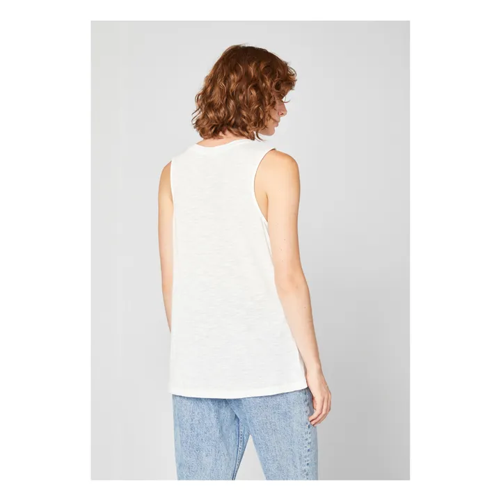 American Vintage Débardeur Col U Jacksonville | Blanc