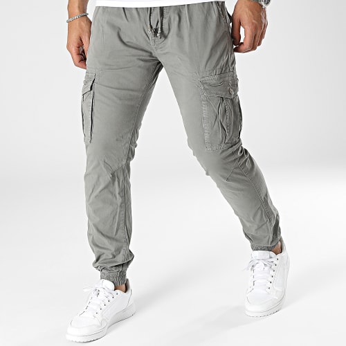 Pantalon Cargo Gris