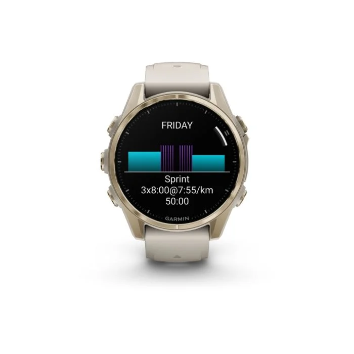 Garmin Unisex Ure fēnix® 8 - 43 mm AMOLED Sapphire Guld