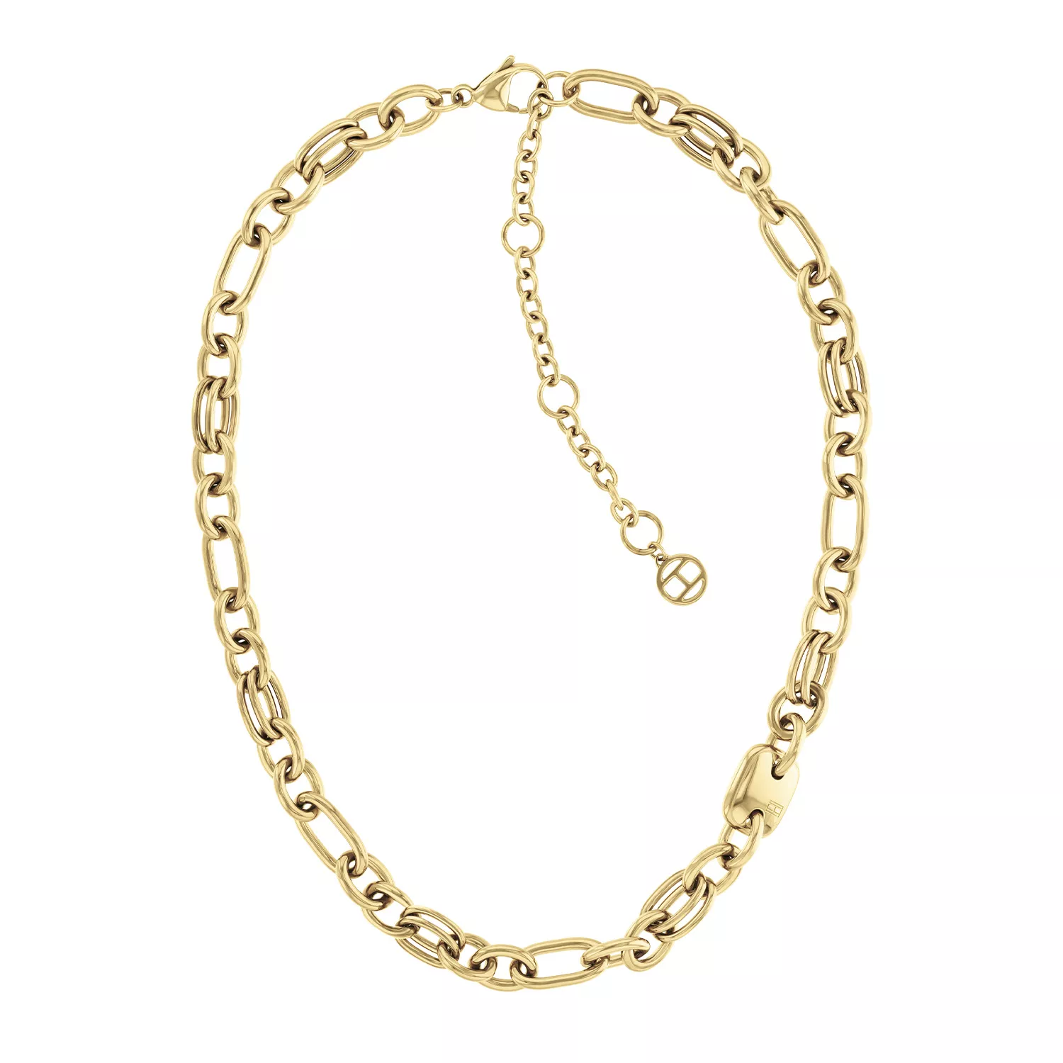 Tommy Hilfiger Contrast Link Chain Halskæde Rustfrit Stål 2780784