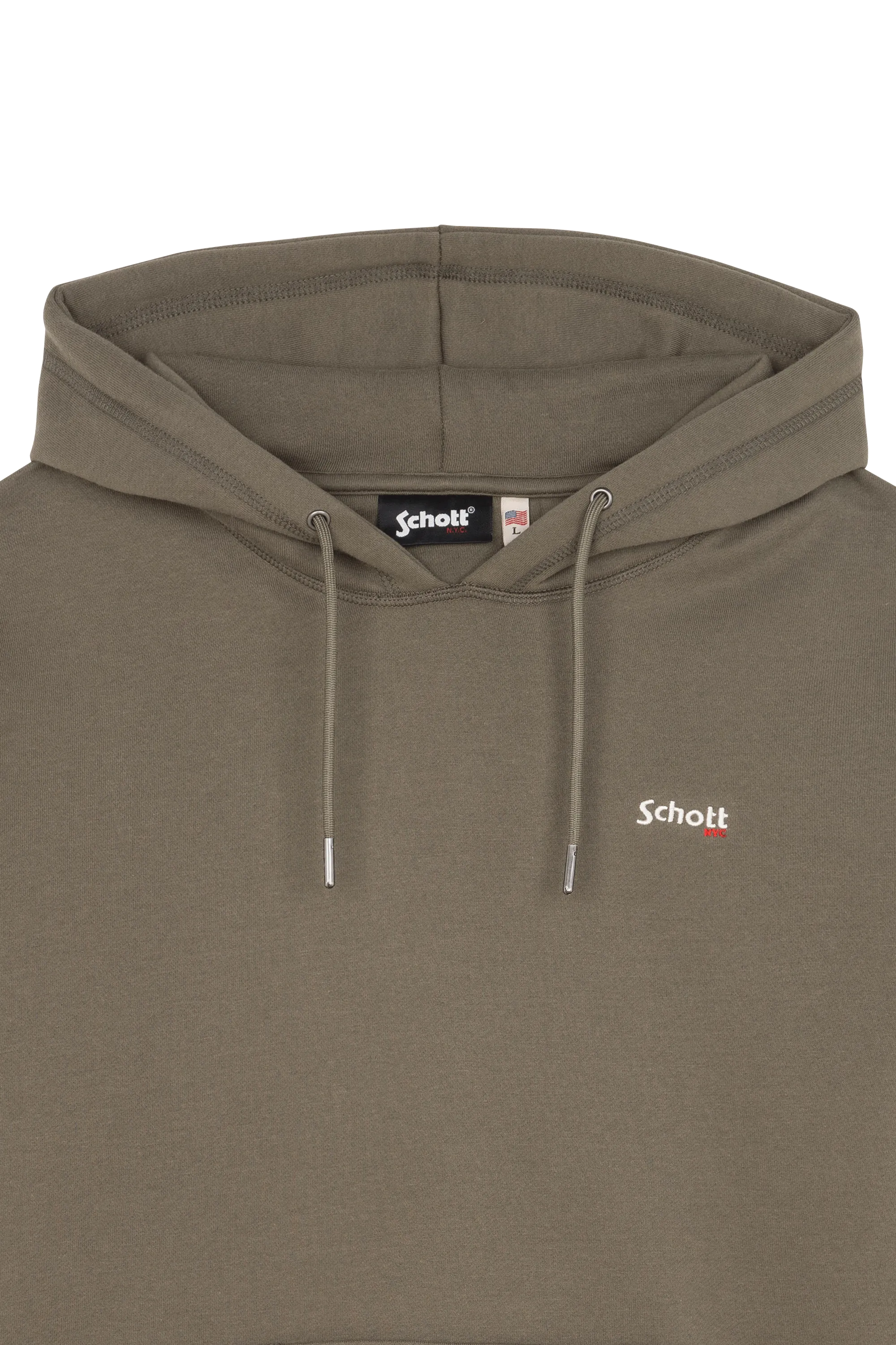 SCHOTT Hoodie SWCASUAL2 Vert