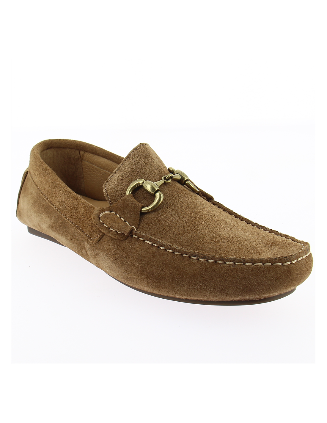 hylton mocassin homme 80192-01 daim marron