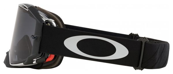 Masque Oakley Airbrake MX Tuff Blocks Black Gunmetal - Dark Grey / Ref : OO7046-C3