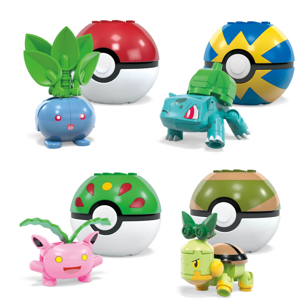 MEGA Pokémon 4 Pflanzen-Typ Pokémon Sets