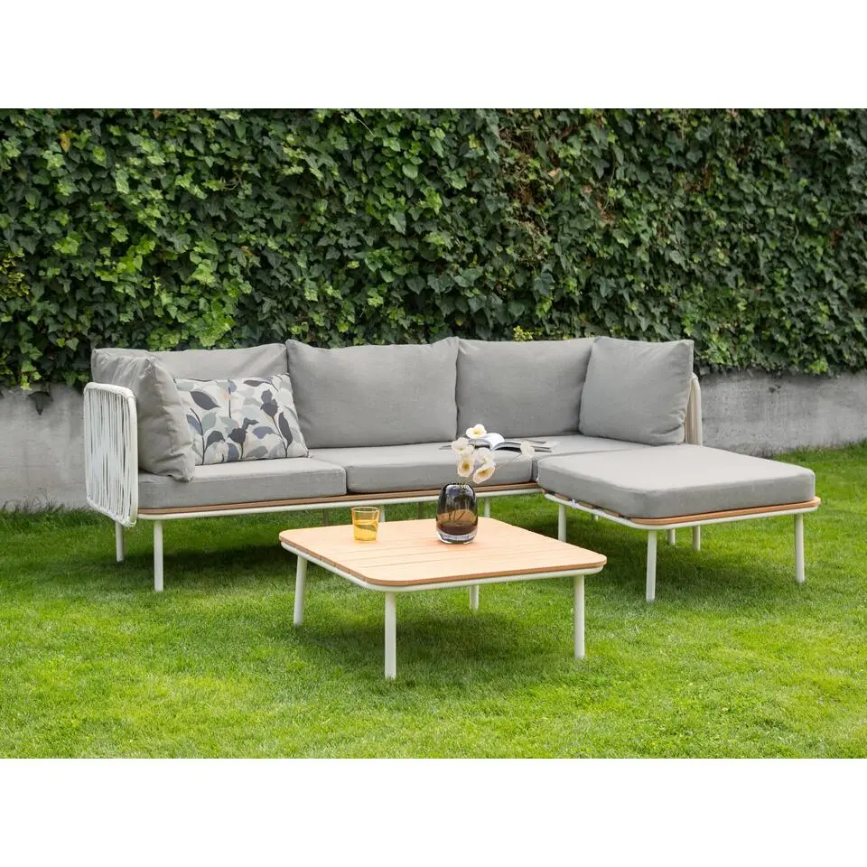 SENISE - Loungeset voor 3 - Grijs - Aluminium