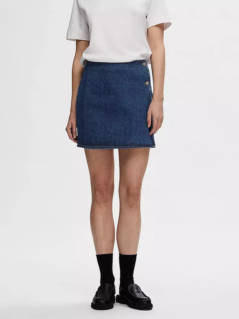 SELECTED FEMME Jeansrock SLFCLAIR blau