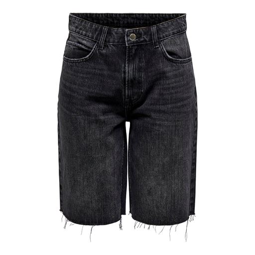 ONLY Caro Højtaljede Shorts, Washed Black, XL