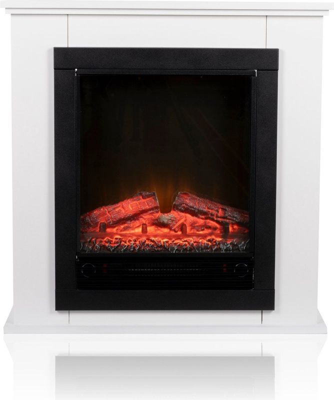 Classic Fire Lugano - Sfeerhaard - 1800W - Elektrisch - Wit