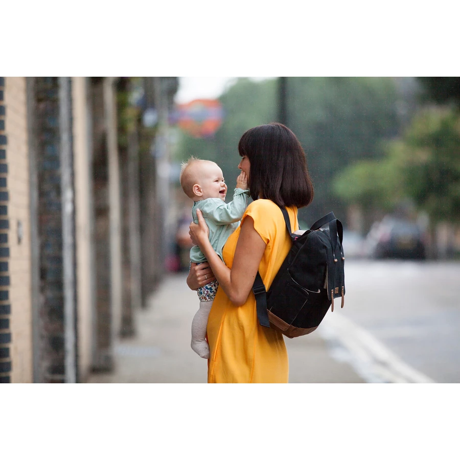 Babymel Wickelrucksack ECO Robyn Black