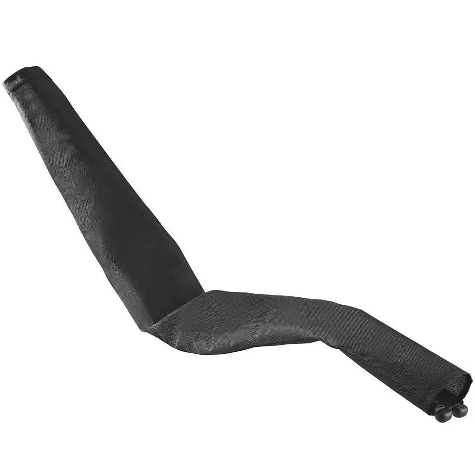 tectake Ligbed Paulina ergonomisch, opvouwbaar, 150 kg, Zwart