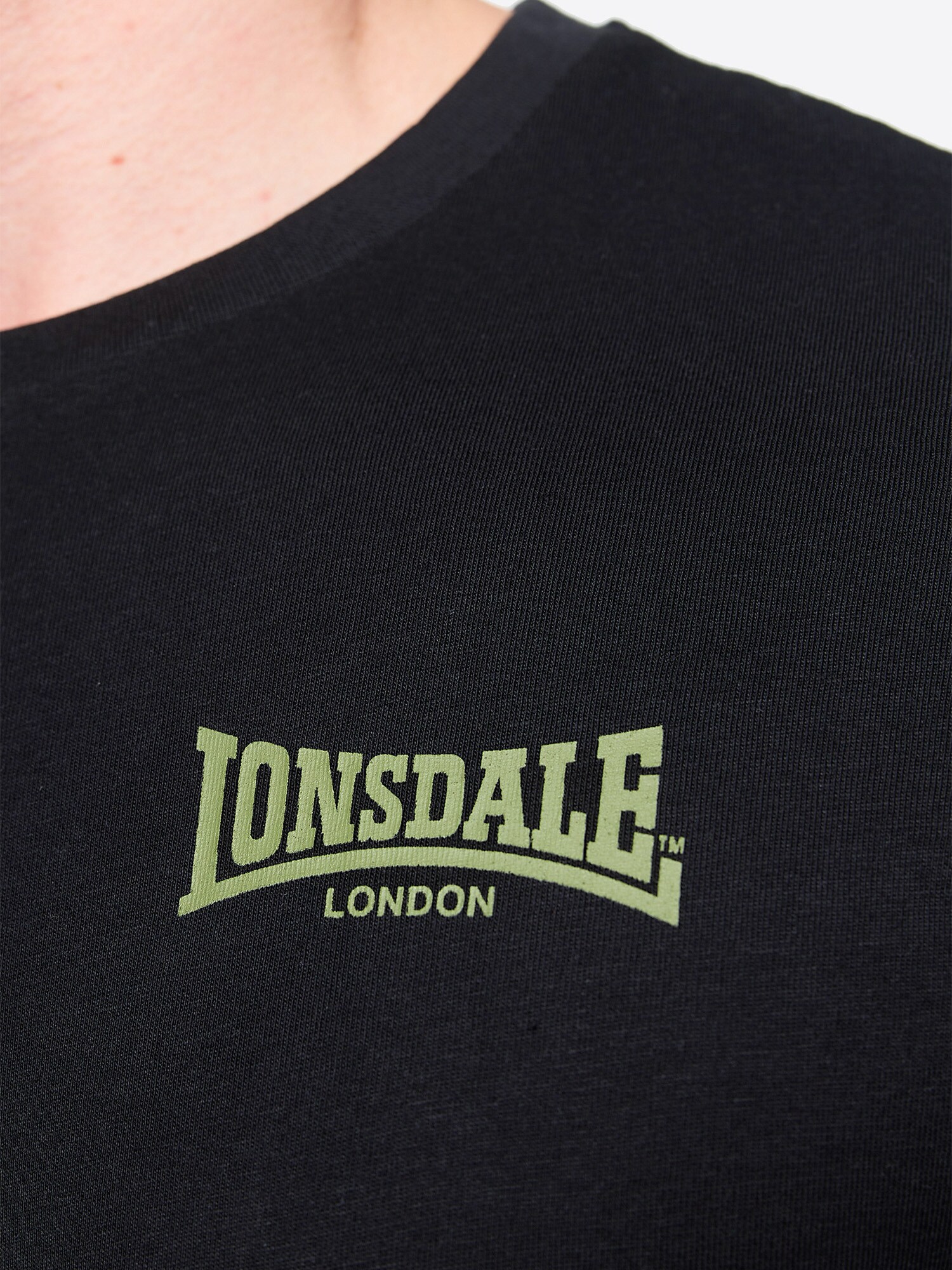 Lonsdale Herren Langarmshirt normale Passform Doppelpack AYRSHIRE
