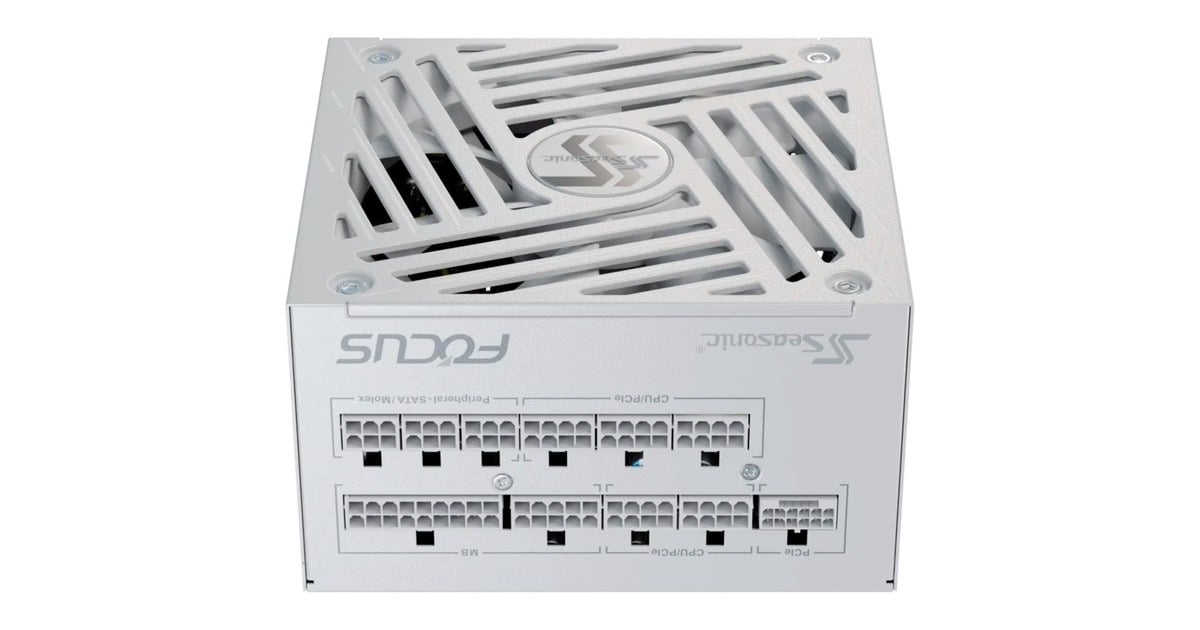 SeasonicFOCUS-GX-850-V4 ATX3.0 modulaire 850 watt voeding   (Wit, 1x 12VHPWR, 3x PCIe)