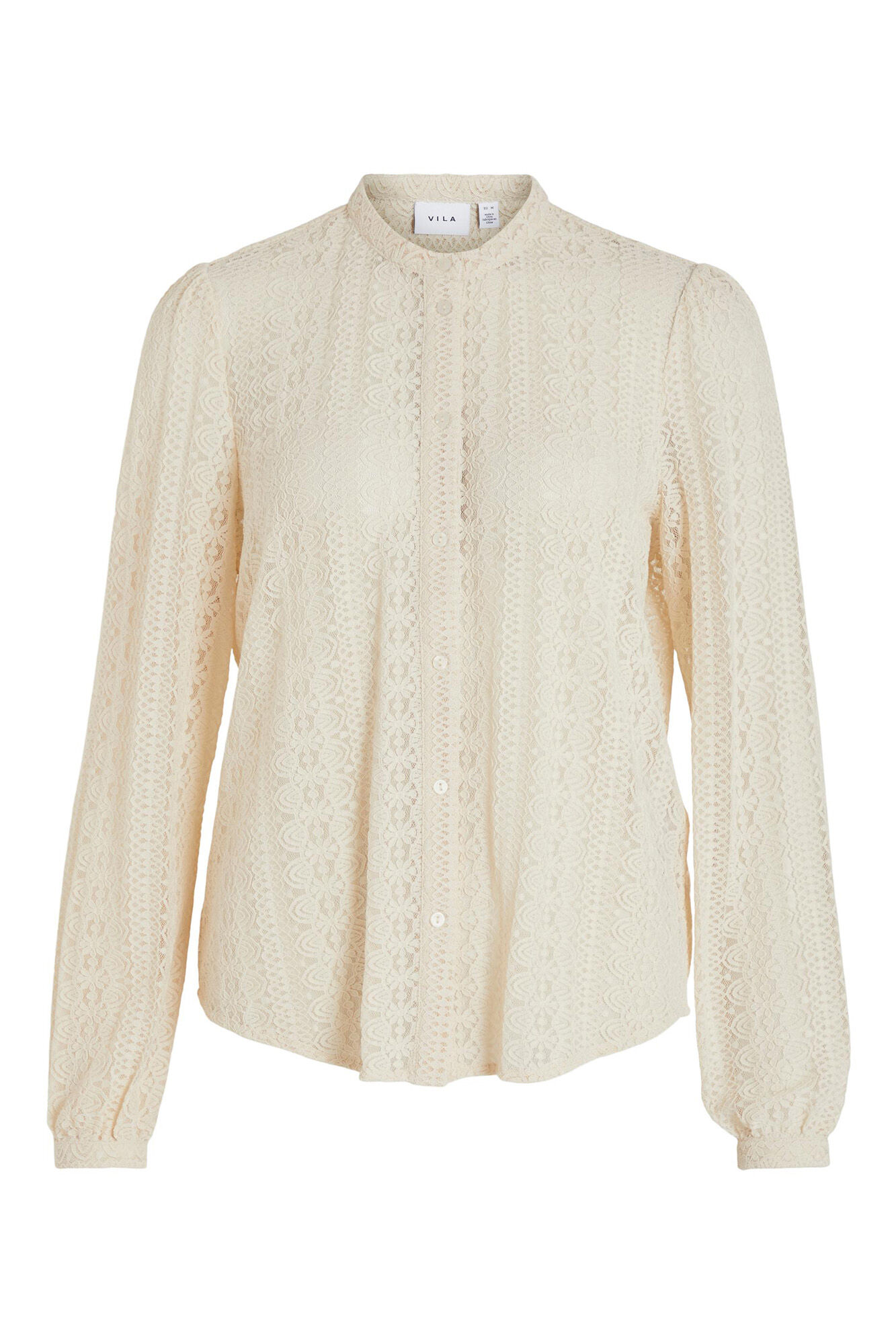 Camisa de renda - Cinza