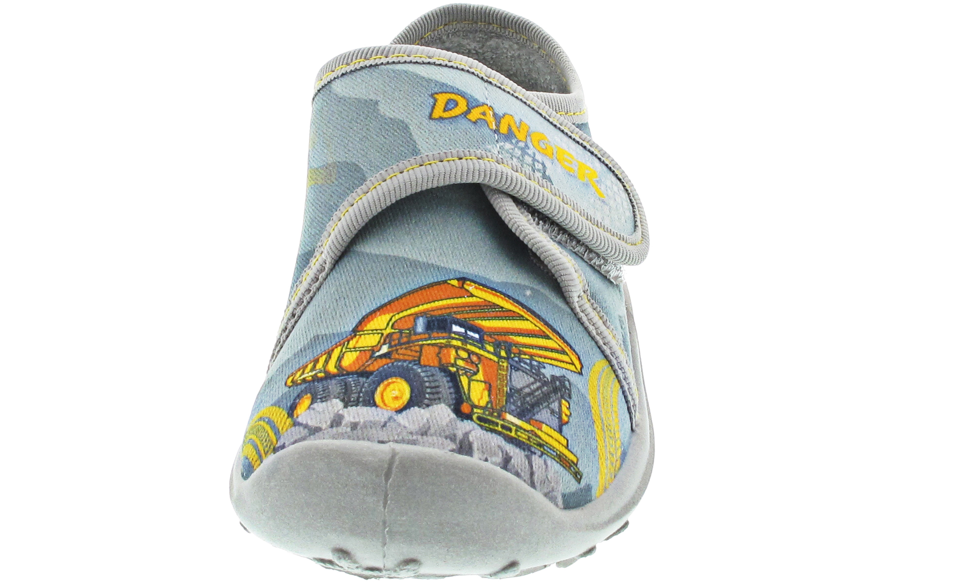 Fischer Markenschuhe Hausschuh grau