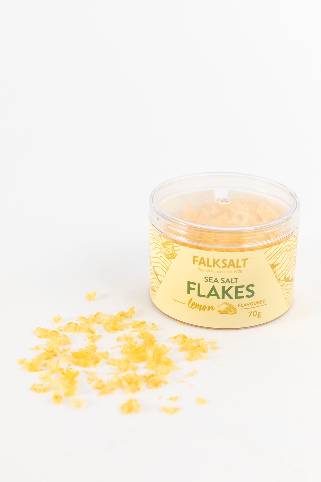 Falksalt sea salt flakes Lemon