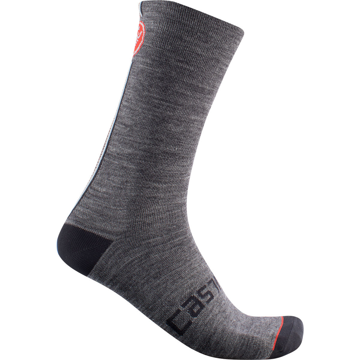 Castelli Racing Stripe 18 Fietssokken Donkergrijs