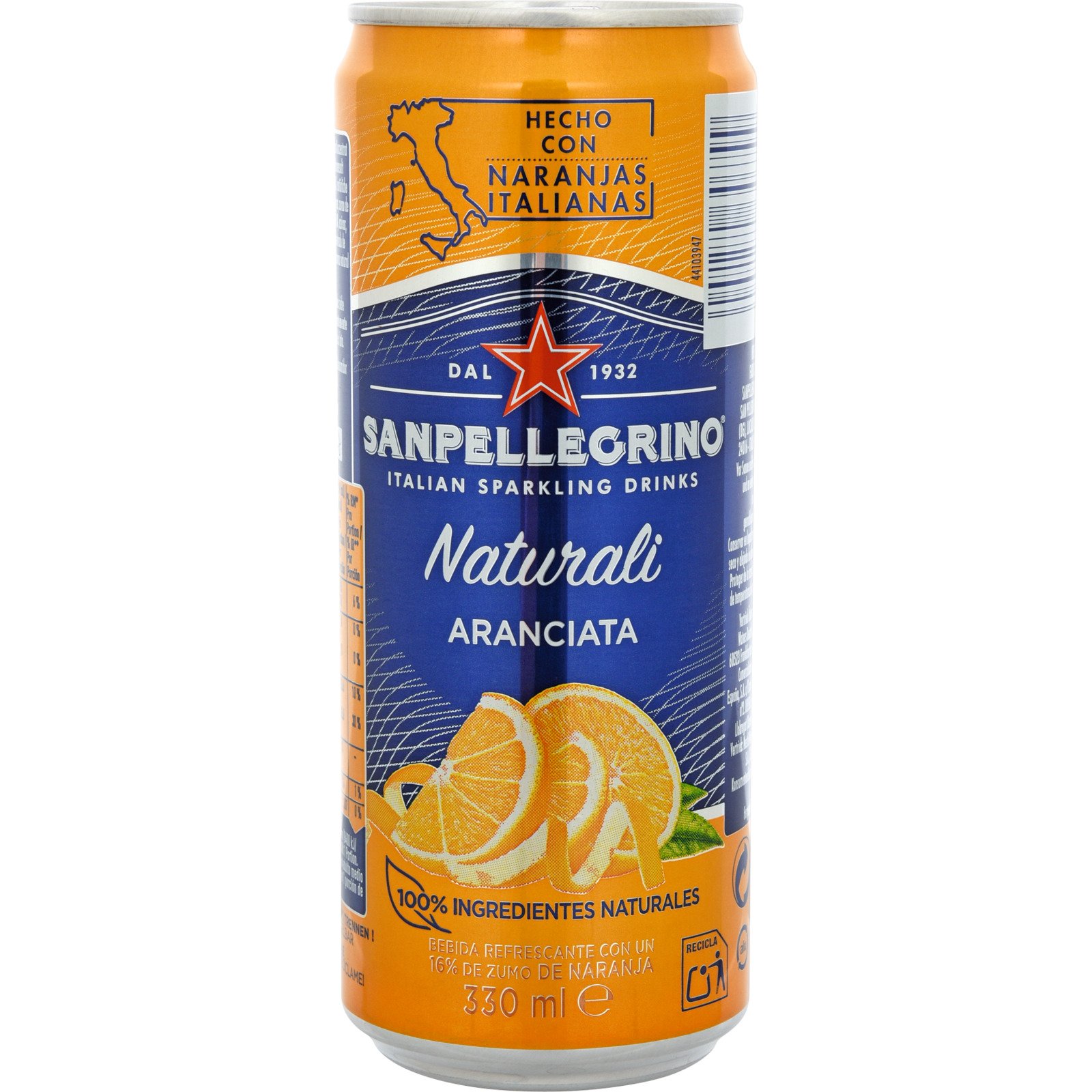 San Pellegrino Aranciata Nostal. 24x33cl
