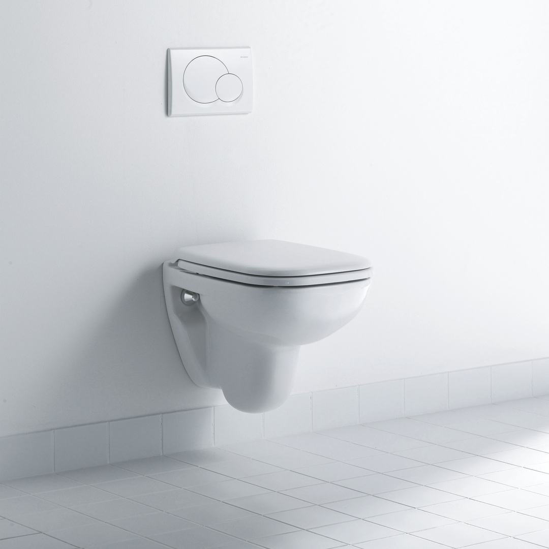 Duravit D-Code compact toilet diepspoel wit glans