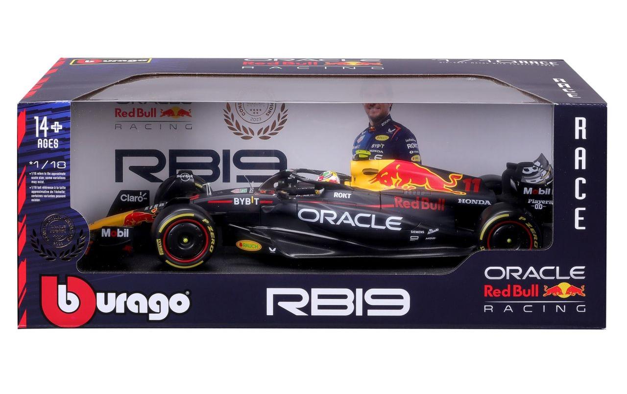 Red Bull Racing F1 RB19 Verstappen 2023 1:18Sammlermodell im Massstab 1:18