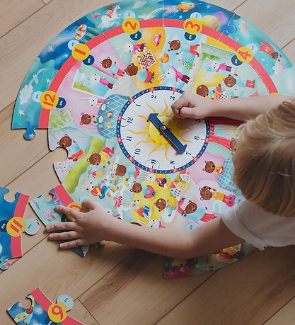 Eeboo Puzzlespiel - 25 Teile - 24 Stunden