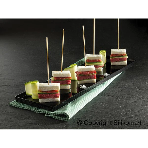 Plaque 20 mini-financiers en silicone Silikomart