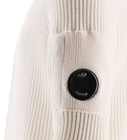 C.P. Company Cardigan - Strick - Gaze White