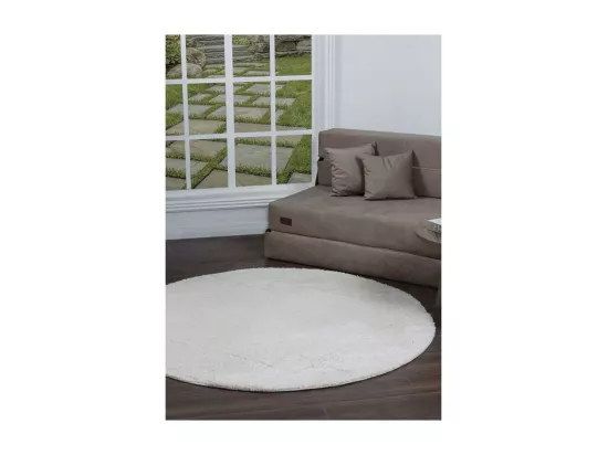 Tapis berbère shaggy - MARRAKECH 360 Crème 120*120