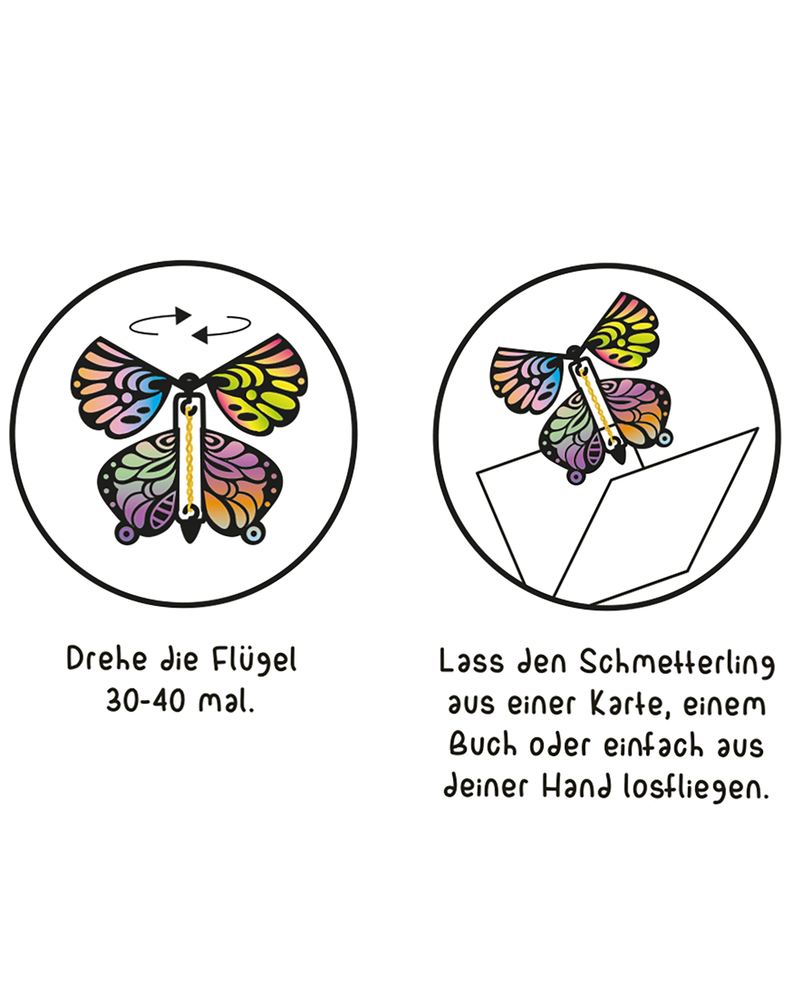 Bastelset SCHMETTERLINGE 4er-Set