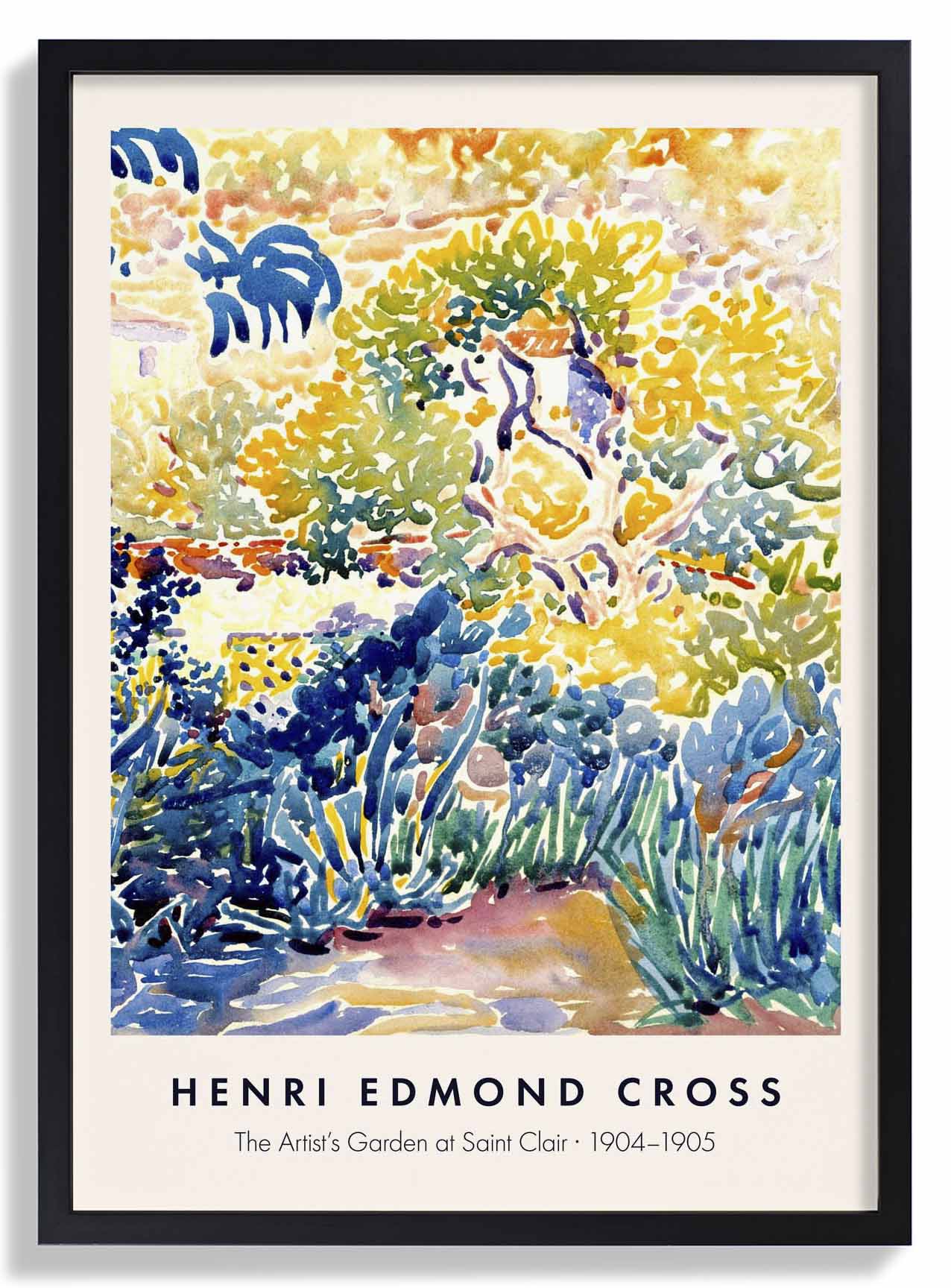 Der Künstlergarten in Saint Clair von Henri Edmond Cross