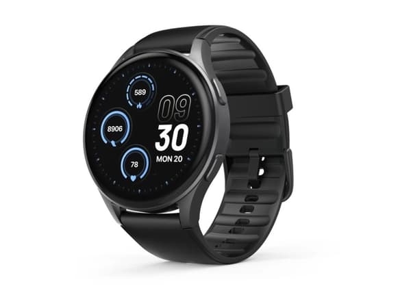 Hama 8900 - Dark gray aluminum alloy - smartklokke med armbånd - svart - display 1.43