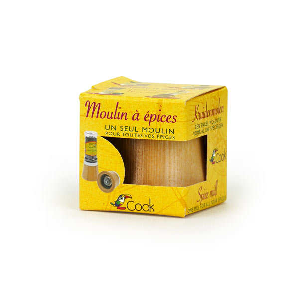 Moulin à épices à visser sur flacon