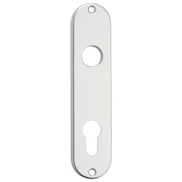 Schild t.b.v. cilinder ovaal aluminium 72 mm