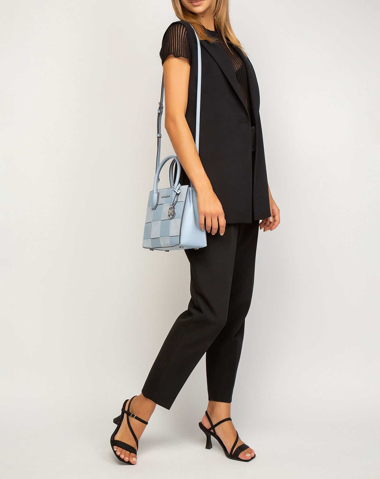 Michael Kors Sac cabas Mercer M  bleu clair - 22x19x10 cm