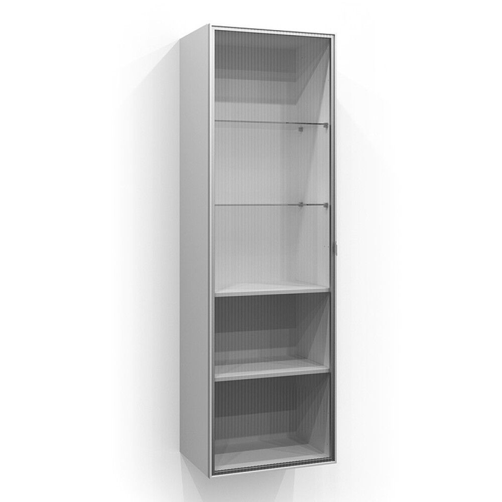 VITRINEDØR SVEDBERGS TIL HØYSKAP ALUMINIUM 50X160CM