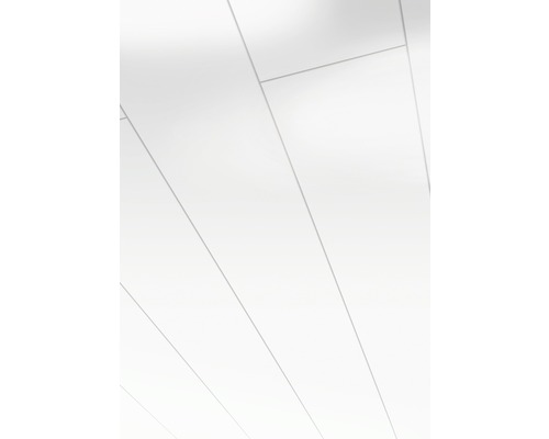 Decoratief paneel arctisch wit hoogglans 10x182x1280 mm