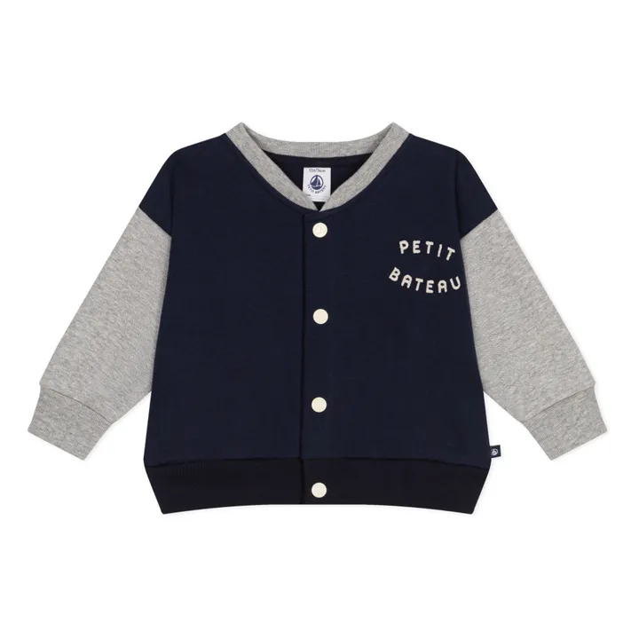 Petit Bateau Bomber Murmure Molleton | Bleu marine