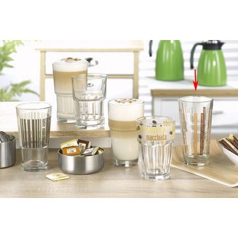 Verre à latte macchiato LINES, 370 ml