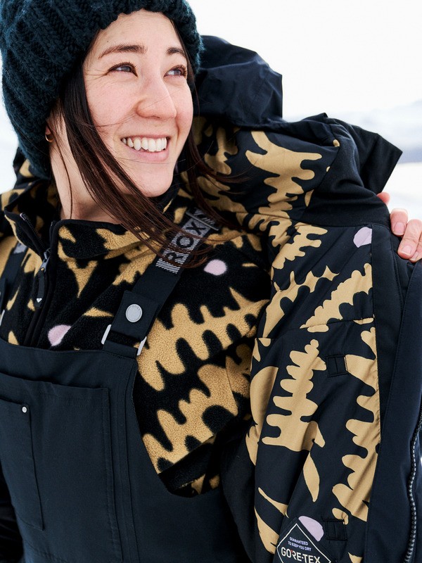 Rideout Salopette de snow technique Noir Femme