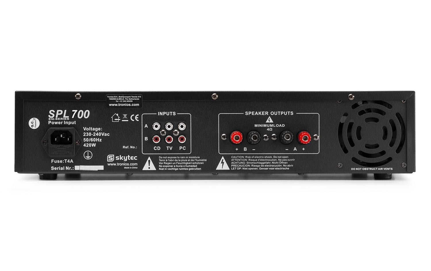 Endstufe SPL 700<br>Endstufe mit 2x 350 Watt