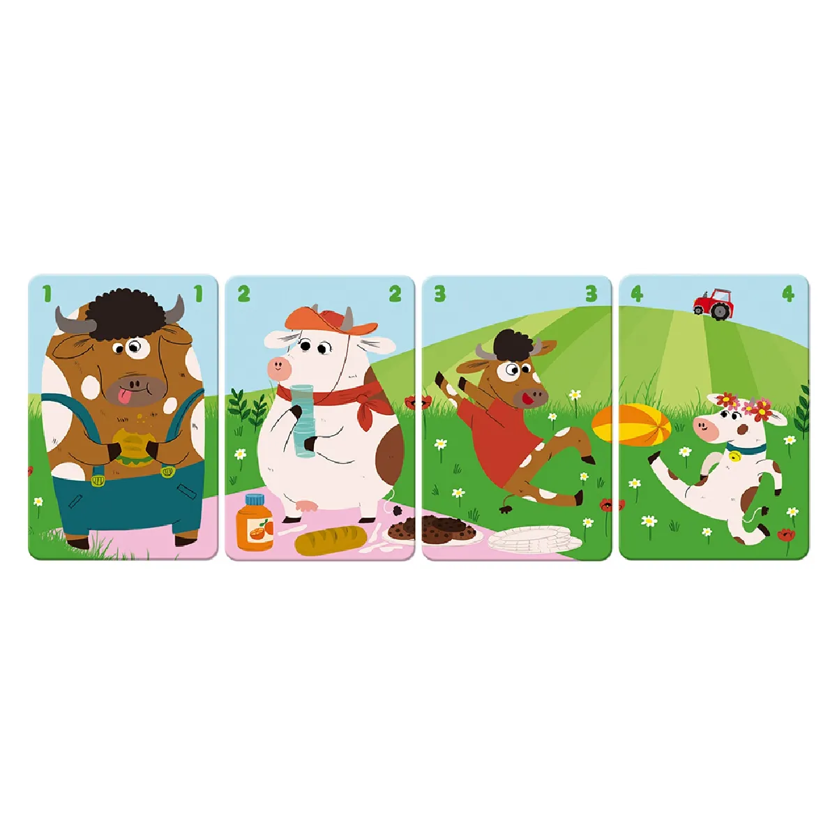 Juratoys-Janod Jeu de 7 familles Family Farm