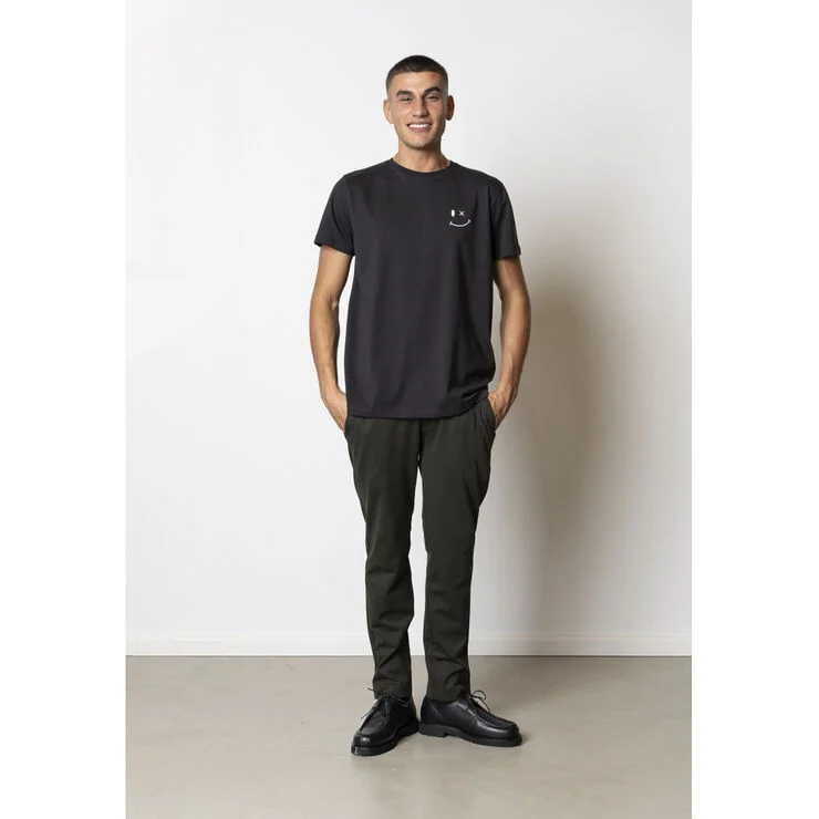 Clean Cut Copenhagen Patrick Organic Tee Black / white print