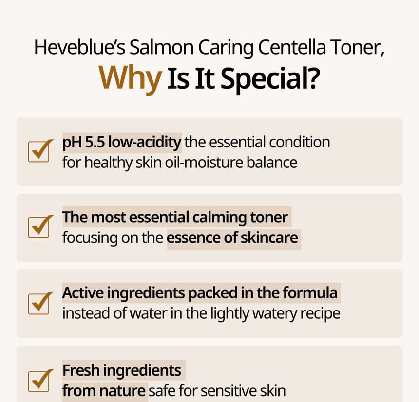 HEVEBLUE - Zalmverzorgende Centella Toner