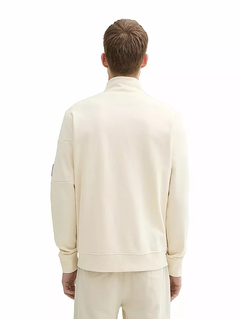 TOM TAILOR Sweatjacke  creme