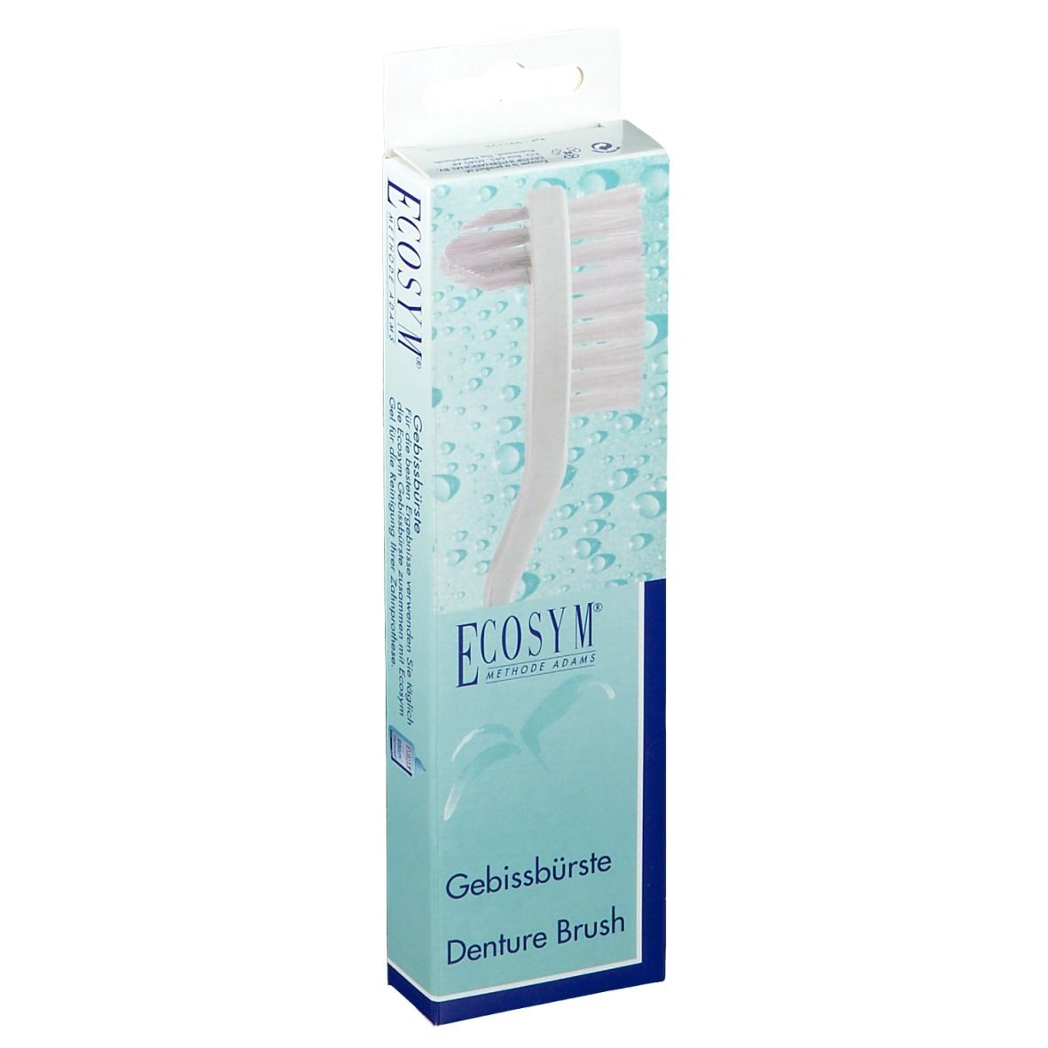 Ecosym Prothesen-/ Gebissbürste 2-seitig
