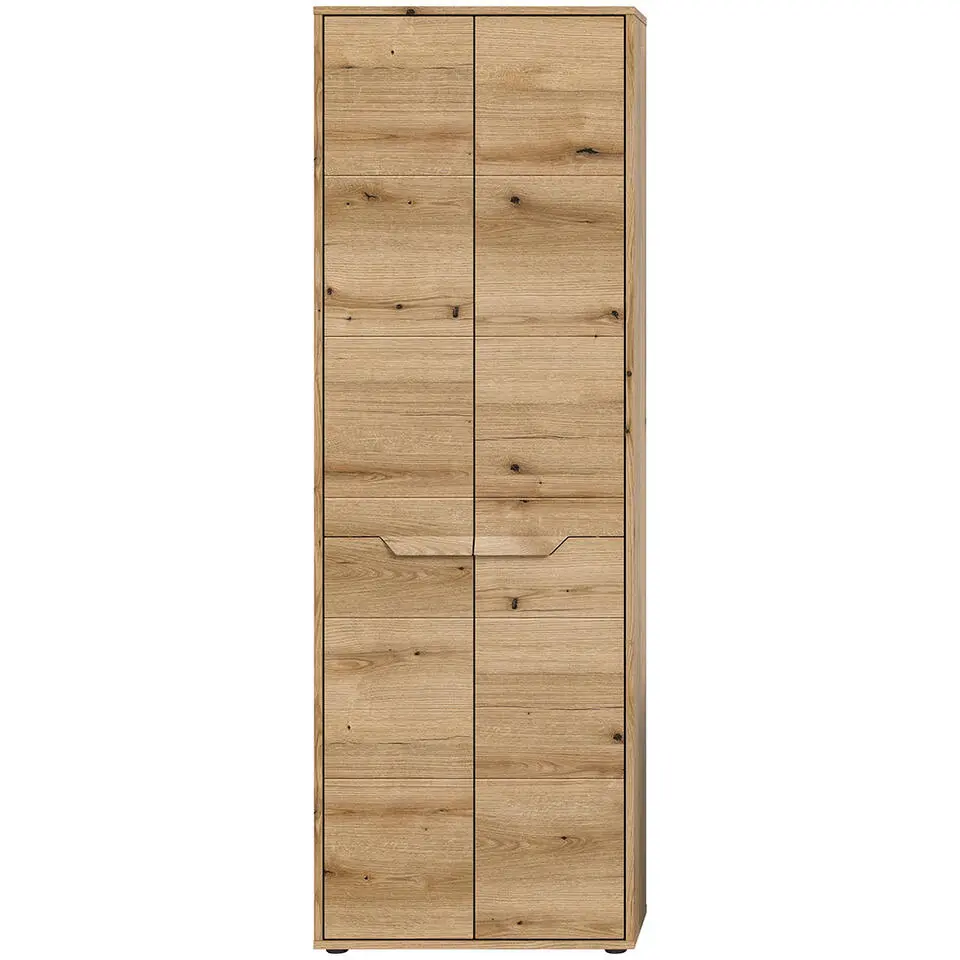 Hioshop Zeno kolomkast 2 deuren eiken decor