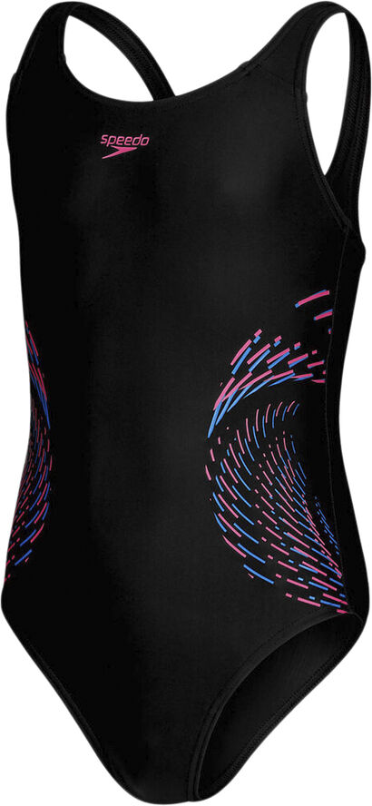 Speedo Placement Muscleback Badedragt Sort