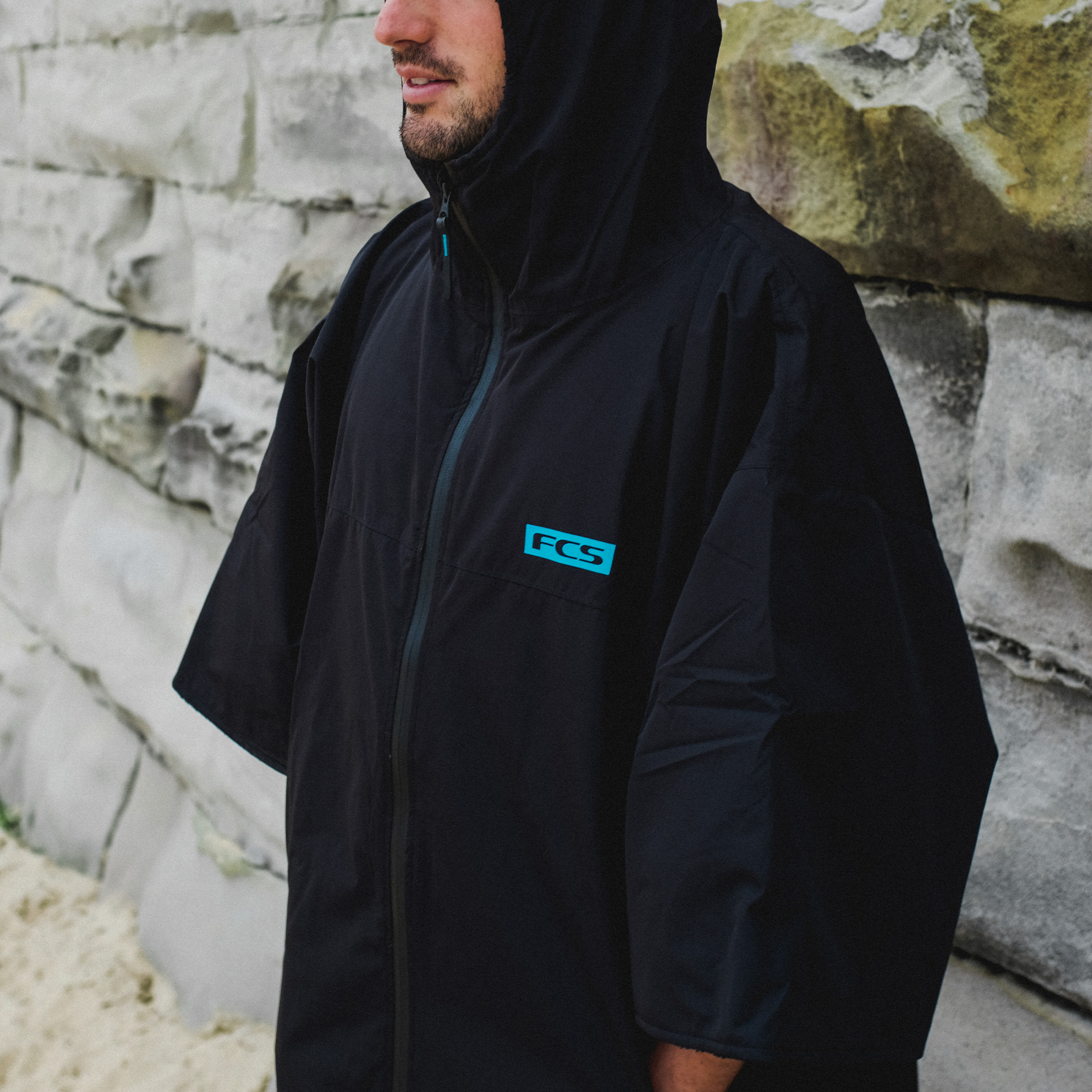 FCS Shelter All Weather Poncho Black