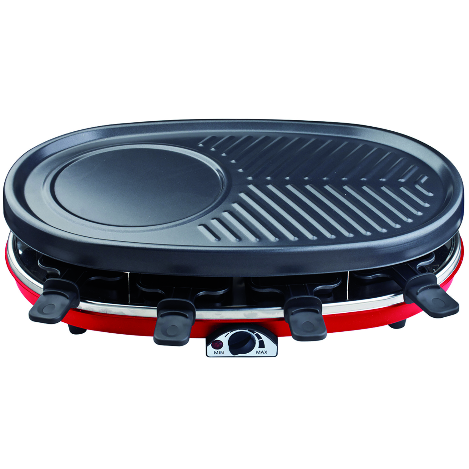 Hkoenig APPAREIL A RACLETTE 4 EN 1 RACLETTE CREPIERE  GRILL PIERRE A GRILLER RP418 H.KOENIG 1500W