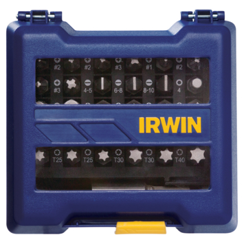 Irwin schroefbitset Compact PH/PZ/Torx/sleuf/inbus 31-delig (Inclusief schroefbithouder)